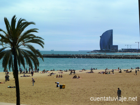 Playa de Barcelona.